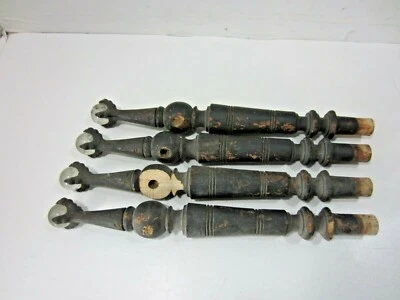 Vintage Furniture Claw Feet with Clear Glass Marbles - Image 1 of 4