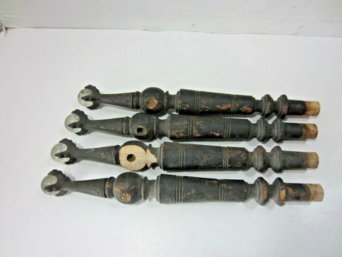 Vintage Furniture Claw Feet with Clear Glass Marbles Cover