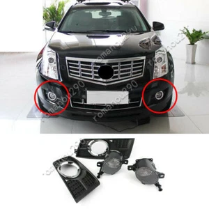 For Cadillac SRX 2010-2015 W/Fog Light Bezel Halogen Front Fog Light Assembly - Imagen 1 de 12
