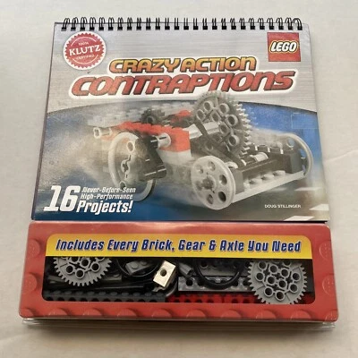 Klutz Lego Crazy Action Contraptions Craft Kit 16 Proyectos Vehículos Nuevo Precintado Foto 1 de 3