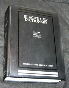 Black's Law Dictionary,Bryan A. Garner, 7th Deluxe Edition,1999,Thumb Index - Bild 1 von 8
