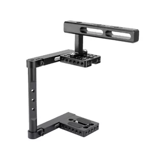 CAMVATE Universal DSLR Camera Cage Rig Kit with Top Handle for Sony Canon Nikon - Picture 1 of 7