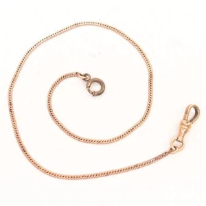 Pocket Watch Chain Vintage 14-3/8 inches Austin & Stone - Gold Filled - JS45 - Picture 1 of 2