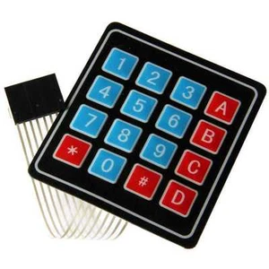 Clavier Membrane Matricielle 4 X 4 Arduino Matrix Clavier Key - Picture 1 of 1