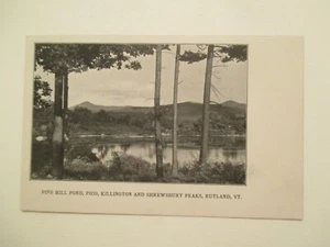 Rutland Vermont Postkarte Pine Hill Pond Killington Shrewsbury Peaks VT - Bild 1 von 2