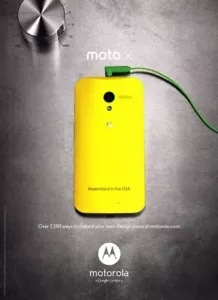 2013 Motorola Handy Technik 2 Seiten MAGAZIN AD - Bild 1 von 2