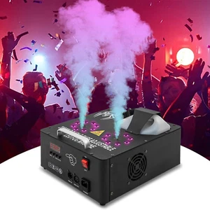 2000W Fog Smoke Machine LED RGB Stage DJ Fogger Smoke Effect Multi-Color Remote - Picture 1 of 24