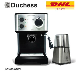 Electric Coffee Maker & Coffee Grinder Duchess Water Pressure 15 Bar Kitchenware - Picture 1 of 12