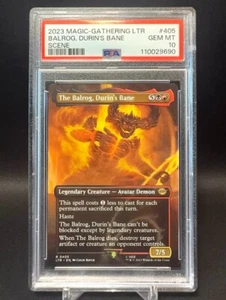 PSA 10 - Balrog, Durin's Bane - Borderless - MTG Herr der Ringe #405 - GEM MT - Bild 1 von 2