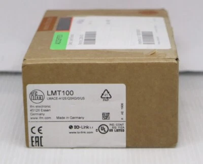 IFM LMT100 Level Sensor LMACE-A12E/QSKG/0/US - Image 1 of 4