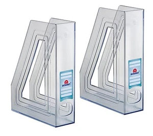 Acrimet Magazine File Holder (Crystal Color) (2 - Pack) - Picture 1 of 3
