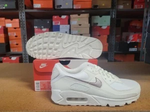 Nike Air Max 90 Women Shoes Sail Pink Oxford Phantom DX0115 101 Size 11 - Picture 1 of 6