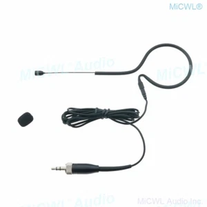 SK Single ear Headset Microphone For Sennheiser G2 G3 G4 Wireless Black HeadMic - Picture 1 of 3