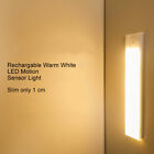 Recharge Warm White Motion Sensor LED Strip Tube Light for Wardrobe Cabinet 