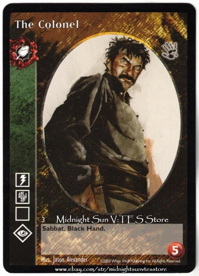 The Colonel Malkavian Antitribu Black Hand V:TES VTES Vampire CCG - Image 1 of 1