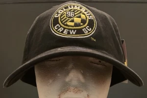 Adidas MLS Columbus Crew SC Canvas Fitted Cap Hat Sz. S/M New QB43Z Black - Picture 1 of 6