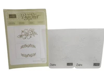 Stampin Up Sizzix  Floral Affection Textured Impressions Embossing Folders - Image 1 of 4