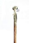 Walking Cane - Handmade Bubba Stik"Standard" Style Walking Stick With Brass Hame