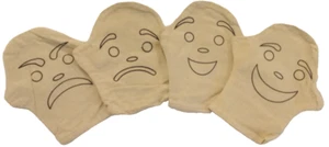 Emotion Hand puppets for Psychology, Puppet play, Autism communication arts - Picture 1 of 8