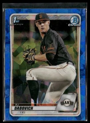 RJ Dabovich 2020 1st Bowman Draft Sapphire Edition Baseball #BD-148 Giants - Image 1 of 2