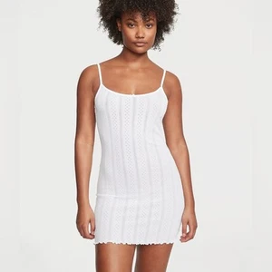 Victoria's Secret White Pointelle Short Slip Size M - Picture 1 of 10