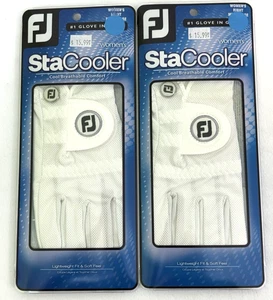 FootJoy StaCooler Ladies Golf Gloves Lot Of 2 NEW RIGHT HAND - Picture 1 of 3