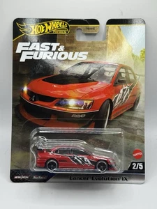 Hot Wheels Premium Fast & Furious Lancer Evolution IX - Diecast Car Real Riders - Picture 1 of 5