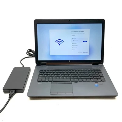 HP Zbook 17 G2 17.3" FHD Intel i7-4710MQ 2.50 GHz 32GB 480GB SSD Windows 11 w/AC - Image 1 of 4