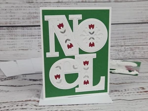 Merry Christmas Greeting Card Kit #37b [Lot of 4, Handmade, Nordic Noel] - Picture 1 of 6