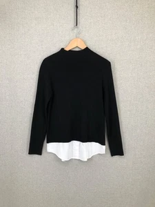 Phase Eight Pullover Shirt Small Schwarz Weiß Damen Langarm Rundhals - Bild 1 von 6