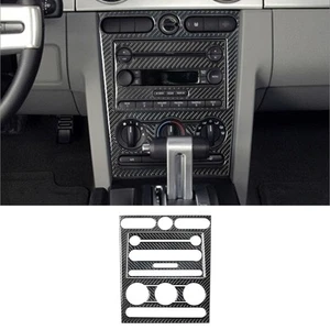 4Pcs RHD Carbon Fiber Interior Central Console Cover Trim For Ford Mustang 05-09 - Picture 1 of 11