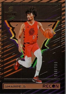 2023-24 Panini Recon Holo Bronze #92 Shaedon Sharpe /299 - BSK - Picture 1 of 2