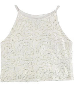 BCX Girls Shine Bright Halter Top Shirt, White, Big Kids (8-20), 16 - Picture 1 of 2