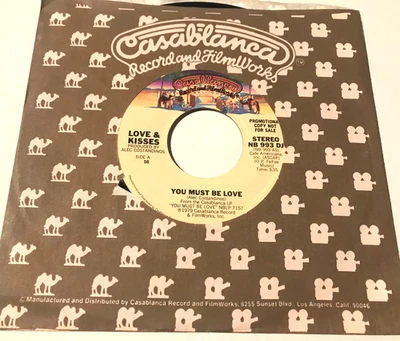 LOVE & KISSES ~ You Must Be Love ~Stereo/Mono ~ 7" 45 R.P.M. Single ~ PROMO Foto 1 de 3