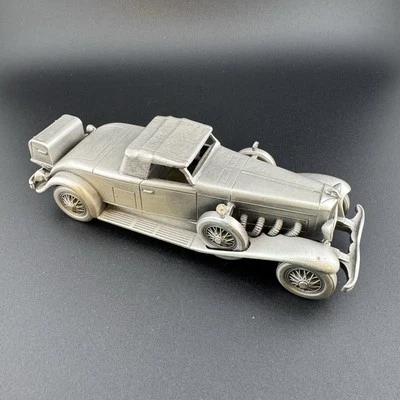 Danbury Mint Pewter Metal Model Cars of The World 1934 Duesenberg - Image 1 of 4