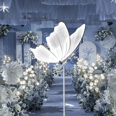 Lámpara de pie mariposa de boda lámpara colgante creativa accesorios de decoración para fiesta EE. UU. Foto 1 de 4