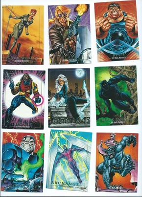 1992 -- MARVEL MASTERPIECES -- Complete 100 card set. - Image 1 of 4
