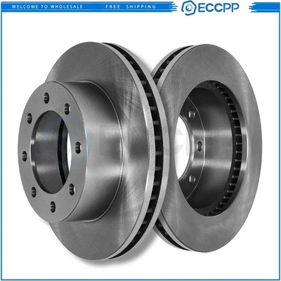 Front Brake Rotors For Ford F250 F350 Super Duty 2005-2012 F450 2010-2012 - Imagem 1 de 4