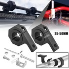 2x 35-50mm Tube Clamps Bull Bar Roll Cage LED Spot Light Holder Mount Bracket