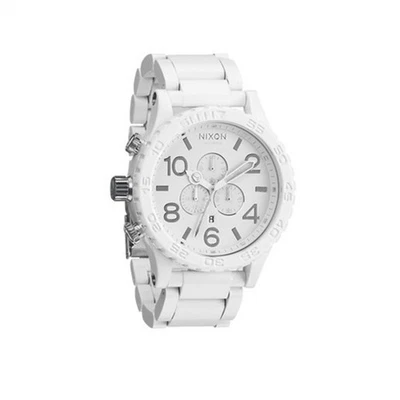 Мужские кварцевые часы с хронографом Nixon 51-30 A083-1255 белый циферблат PVD 51 мм - Изображение 1 из 2