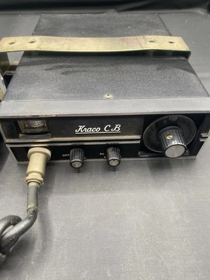  Kraco 39 Chanel Mobile CB Radio KCB 4010, UNTESTED Original Mic Vintage Japan - Image 1 of 4