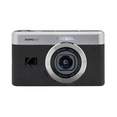 KODAK PIXPRO C1 Friendly Zoom 13MP 1080p Digital Camera - 26mm F/2.0 (Black) - Image 1 of 4
