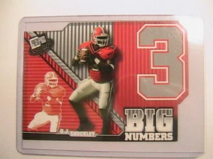 [a1e] 2006 Players PRESS PASS BN 6/33 DJ SHOCKLEY Georgia - Picture 1 of 1