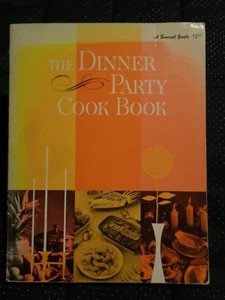 Vintage MCM August 1967 1st Edition Sunset Dinner Party Cook Book - Foto 1 di 6