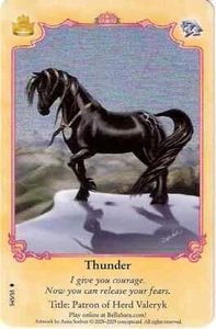 BELLA SARA SERIES 9 - ROYALTY - S45/55 - THUNDER SHINY/HOLO FOIL CARD - Picture 1 of 8