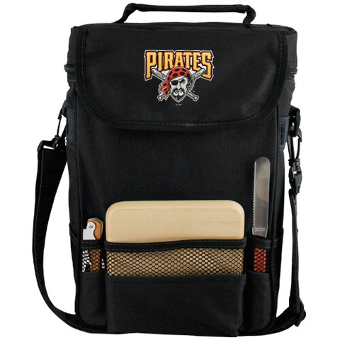 Pittsburgh Pirates Duet Wine Cooler Tote - Black Cover