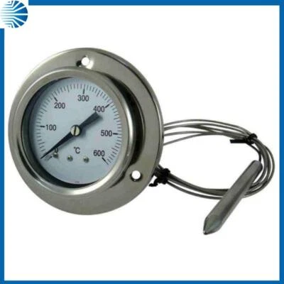 Termometro pirometro da per forno a legna pizza con a sonda analogico 600 - Immagine 1 di 3