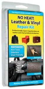 NO HEAT Leather Vinyl REPAIR KIT--fix holes, burns and rips - Picture 1 of 2