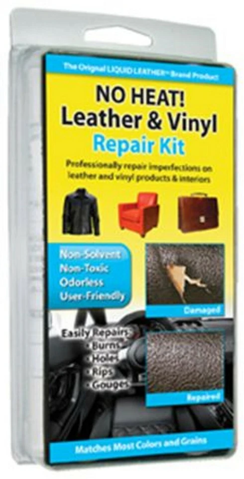 Leather Vinyl REPAIR KIT Fix holes, rips, burns - Image 1 of 2