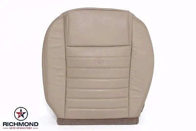 Ford Mustang Shelby GT 2005-2009 CS6 CS8 V8-Fondo del conductor cubierta de asiento de cuero tostado Foto 1 de 4